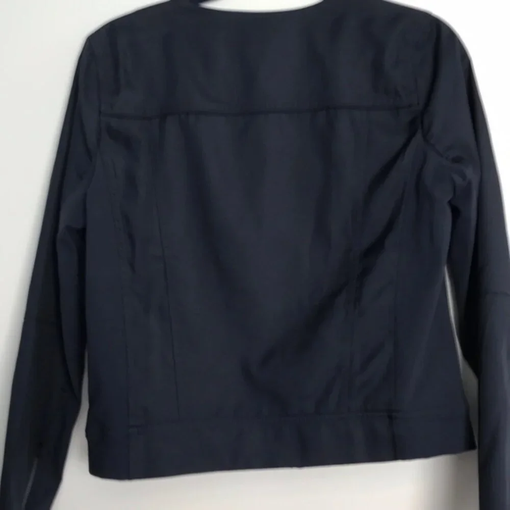 Athleta Left Bank Navy Full Zip Jacket - M - Picture 5 of 8